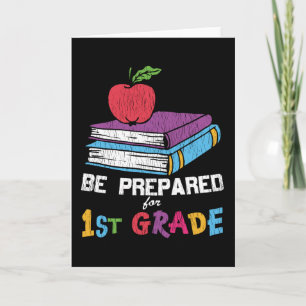 Be Prepared for 1st Grade Back to School Kids Gift Card