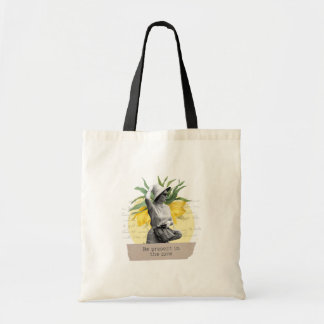 Be present in the now - vintage good vibes tote ba bag