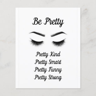 Be Pretty Quote Flyer