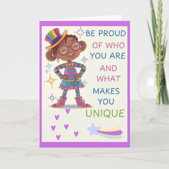 Be Proud Affirmation Card (Front)