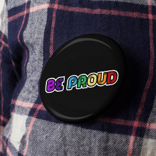 Be proud LGBT Gay pride 3 Cm Round Badge