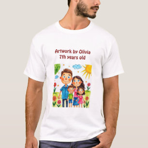 Be proud of your child add artwork to this cute T-Shirt