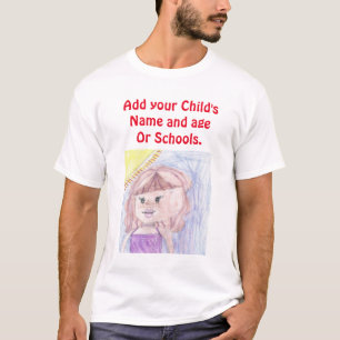 Be proud of your child add artwork to this cute T-Shirt