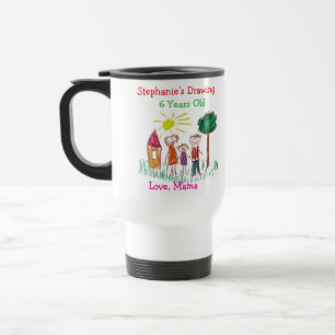 Be proud of your child add artwork to this cute travel mug