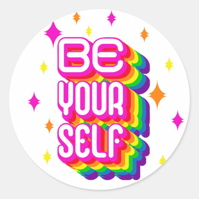 Be Proud Stickers (Front)