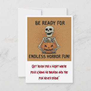 "Be ready for Endless horror fun"