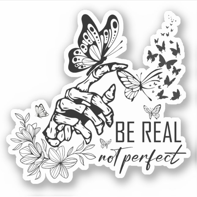 Be Real Not Perfect | teacher appreciation gifts (Front)