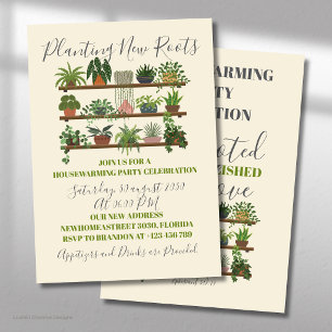 Be Rooted and Established in Love Housewarming Invitation
