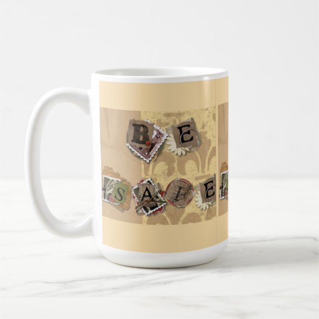 BE SAFE COFFEE MUG (Left)