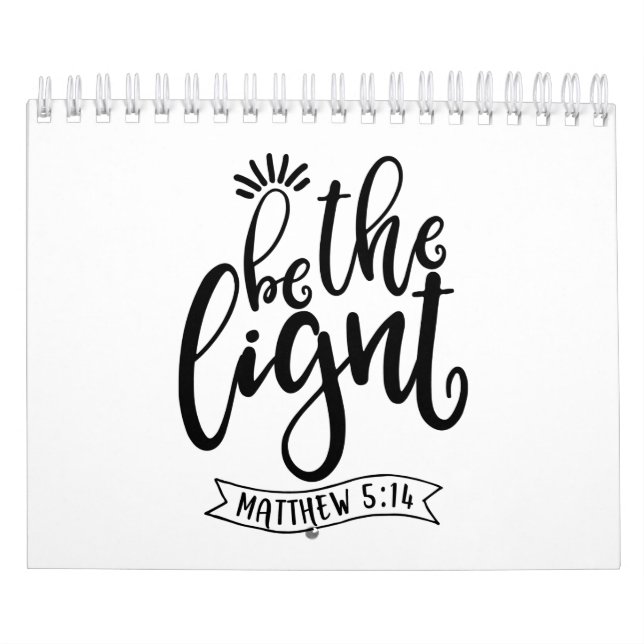 Be Salt And Light Calendar (Cover)