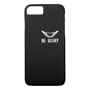 Be Scary Halloween Skeleton Over Heart iPhone 8/7 Case
