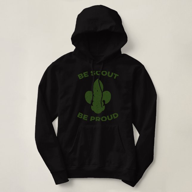 Be Scout Design for proud Scouts Hoodie (Design Front)