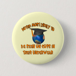 Be Seen On Cops 6 Cm Round Badge