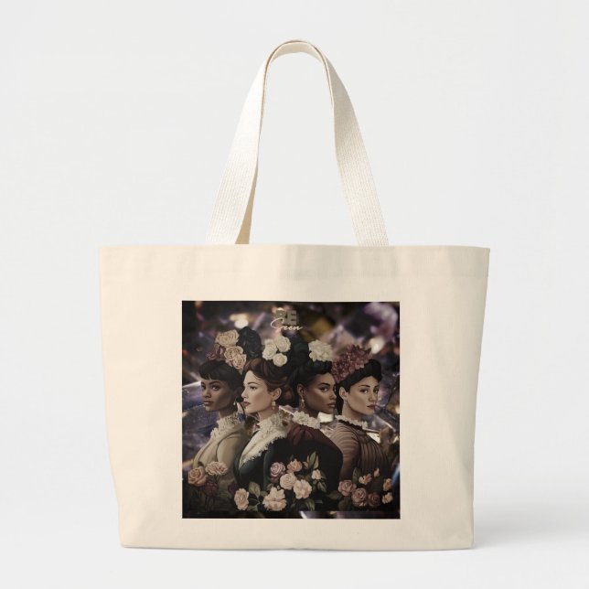 "Be Seen" Women's History Capsule Collection Large Tote Bag (Front)