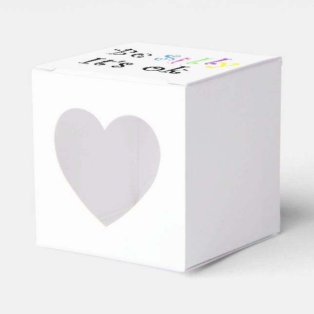 Be Silly It's Ok-favour box (Front Side)