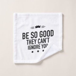 Be so good black wash cloth