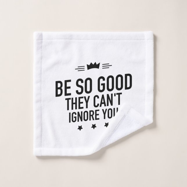 Be so good black wash cloth (Wash Cloth)