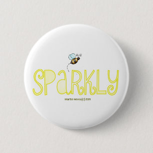 Be Sparkly - A Positive Word 6 Cm Round Badge