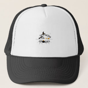 Be Spooky -Eat Drink And Be Scary Trucker Hat