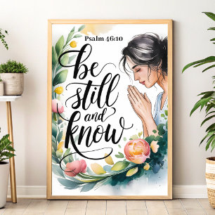 Be Still and Know – Christian Wall Art for Women