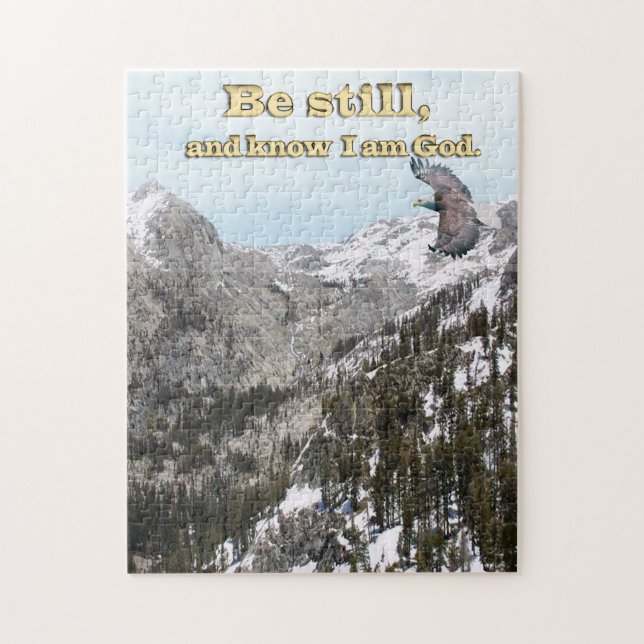  Be still and know I am God  Jigsaw Puzzle (Vertical)