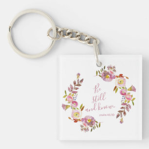 Be Still And Know Key Ring
