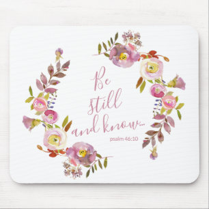 Be Still And Know Mouse Mat