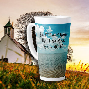 Be Still and Know Peaceful Lake Christian Mug