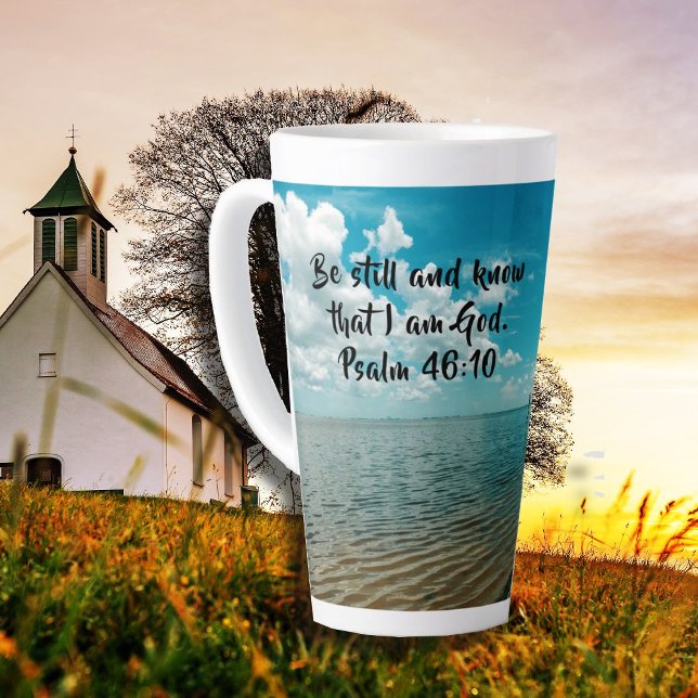 Be Still and Know Peaceful Lake Christian Mug (Creator Uploaded)