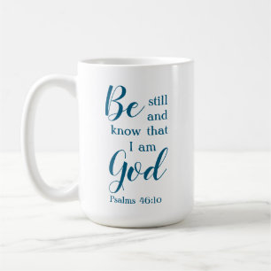 Be Still And Know   Personalised Christian Gift Coffee Mug