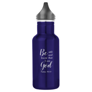 Be Still And Know Personalised Name Faith Gift 532 Ml Water Bottle