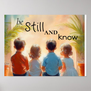 Be still and know poster
