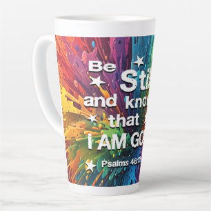 Be Still and Know Psalms 46-10 Latte Mug