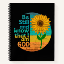 Be still and know that I am God Bible Verse
