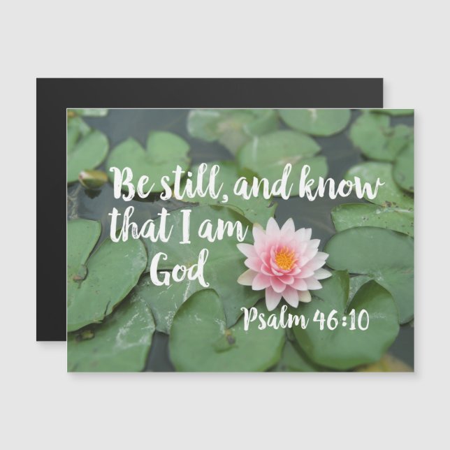 Be Still and Know that I am God Christian Bible (Front/Back)