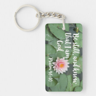 Be Still and Know that I am God Christian Bible Key Ring