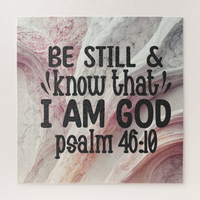 Be Still and Know that I am God Jigsaw Puzzle (Vertical)