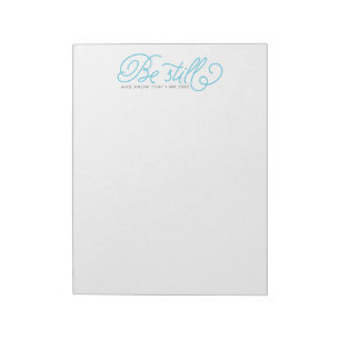 Be Still And Know That I Am God Notepad