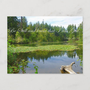 Be Still And Know That I Am God Postcard