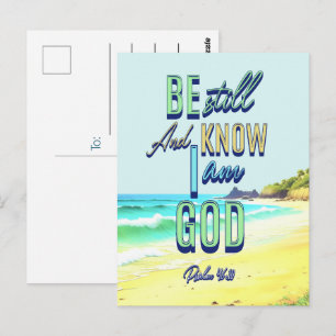 Be Still And Know That I am God Postcard