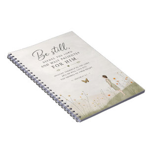 Be Still and Wait Patiently Psalm 37 Christian Notebook