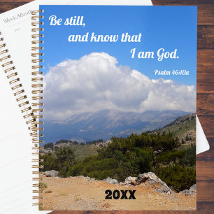Be Still Christian Psalm 46:10 Bible Verse Planner