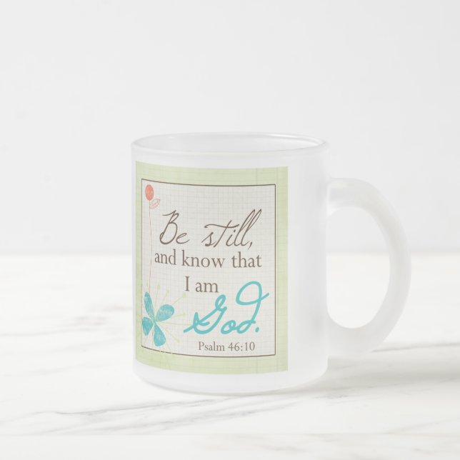 Be Still Custom Mug (Right)
