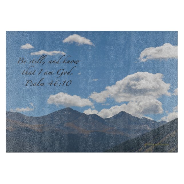 Be Still - Cutting Board (Front)