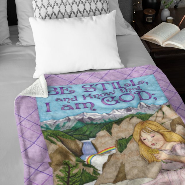 Be Still Fleece Blanket (Creator Uploaded)