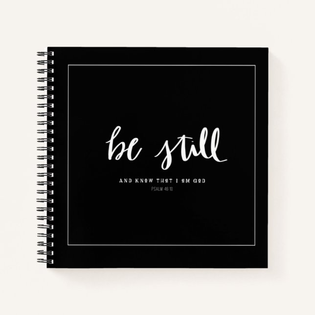 Be Still Journal (Psalm 46:10) (Front)