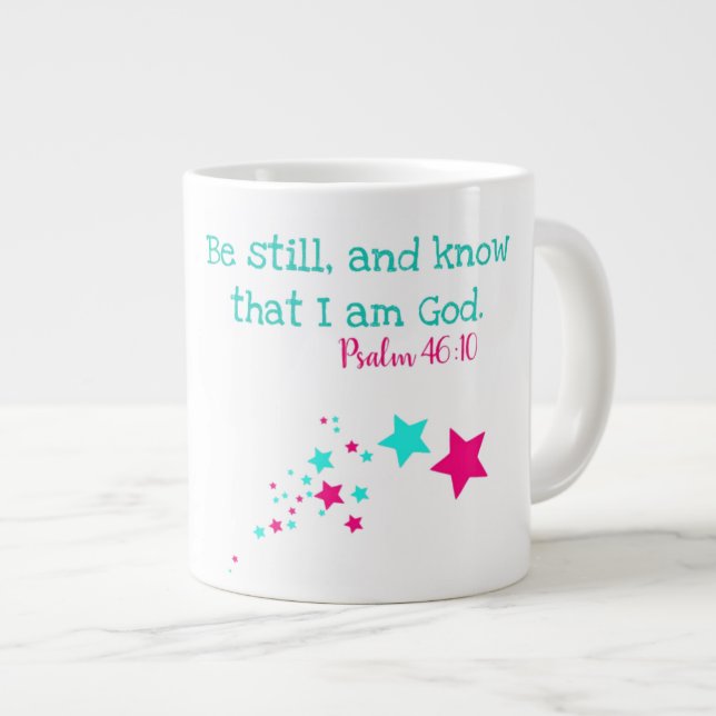 Be Still -  Jumbo Mug (Front Right)
