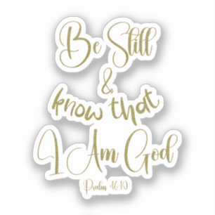 Be Still KJV Bible Verse