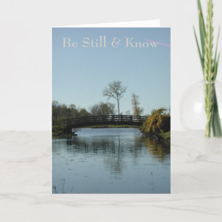 Be Still & Know Holiday Card