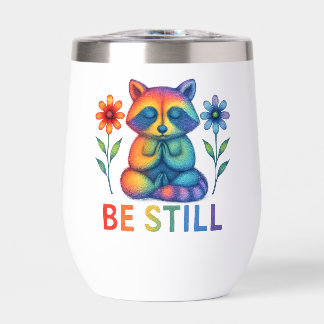 Be Still – Meditation & Prayer Rainbow Racoon